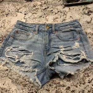 american eagle jean shorts